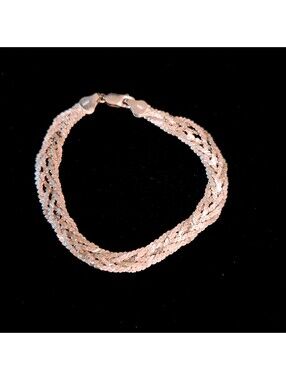 Vintage Milor Sterling Silver Braided Bracelet